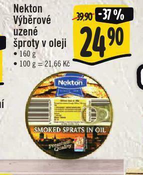 Jip Nekton výběrové uzené šproty v oleji nabídka