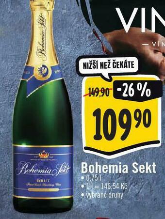 Jip Bohemia sekt nabídka