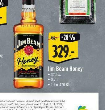 Jip Jim beam honey nabídka