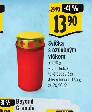 Jip Svíčka s ozdobným víčkem nabídka