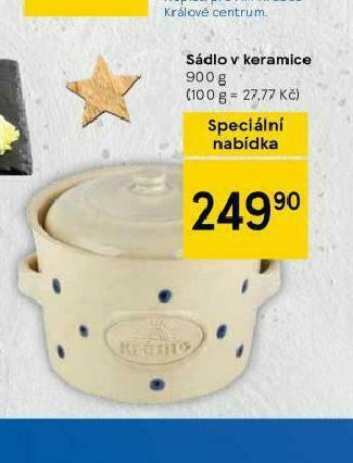 Tesco Sádlo v keramice nabídka