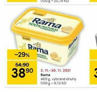 Tesco Rama 400 g nabídka