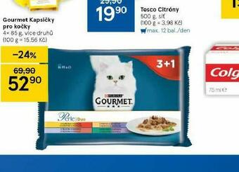 Tesco Gourmet kapsičky pro kočky nabídka