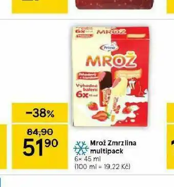 Tesco Mrož mrzlina multipack nabídka