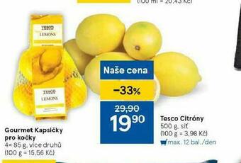 Tesco Citrony nabídka