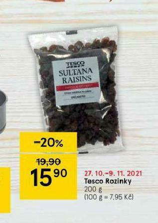 Tesco Tesco rozinky nabídka