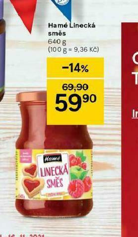 Tesco Hamé linecká směs nabídka