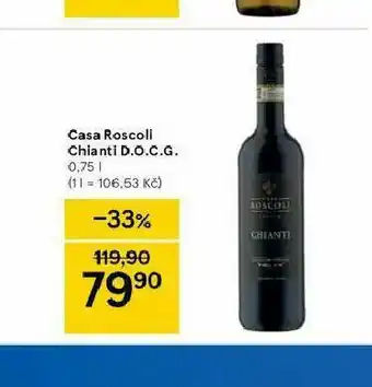 Tesco Casa roscoli chianti d.o.c.g. nabídka