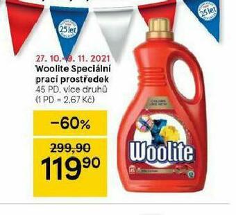 Tesco Woolite speciální prací prostředek nabídka
