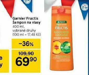 Tesco Garnier fructis šampon nabídka