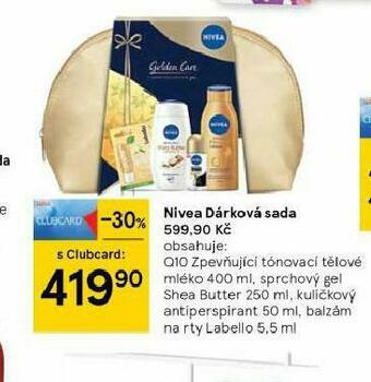 Tesco Nivea dárková sada nabídka