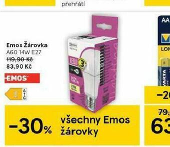 Tesco Emos žárovka nabídka