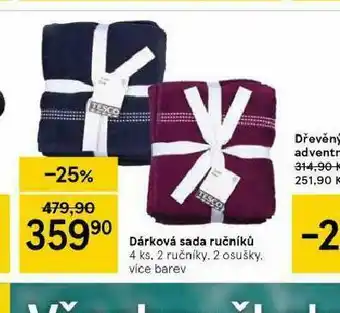 Tesco Dárková sada ručníků nabídka