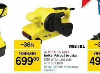 Tesco Reikel pásová bruska nabídka