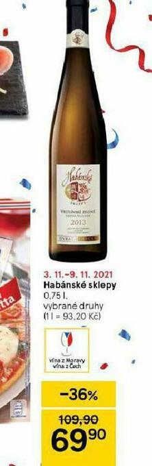 Tesco Habánské sklepy nabídka
