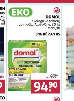 Rossmann Domol ekologické tablety do myčky nabídka