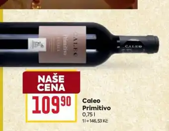 Billa Caleo Primitivo 0,75L nabídka