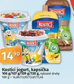COOP TIP Kostíci jogurt, kapsička nabídka