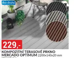 Baumax KOMPOZITNÍ TERASOVÉ PRKNO MERCADO OPTIMUM nabídka