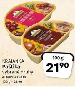 Coop KRAJANKA Paštika nabídka