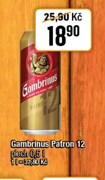 TEMPO Gambrinus Patron 12 nabídka