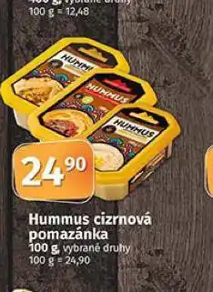 Coop Hummus cizrnová pomazánka nabídka