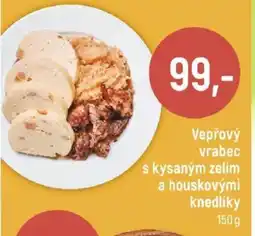 Globus Vepřový vrabec s kysaným zelím a houskovými knedlíky 150g nabídka