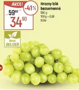 Globus Hrozny bílé bezsemenné nabídka