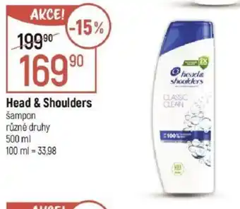 Globus Head & Shoulders šampon nabídka