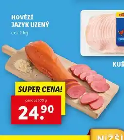 Lidl Hovězí jazyk uzený nabídka