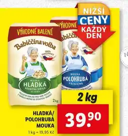 Lidl Mouka nabídka