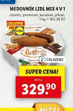 Lidl Medovník lidl mix 4v1 nabídka