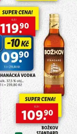 Lidl Božkov standard nabídka