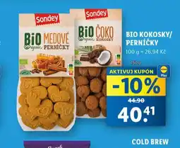 Lidl Bio kokosky / perníčky nabídka
