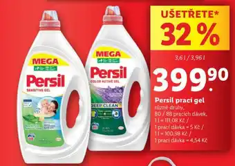 Lidl Persil prací gel nabídka