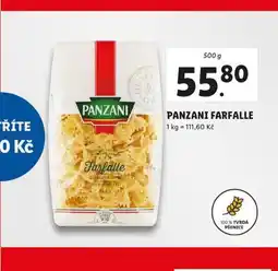 Lidl Panzani farfalle nabídka
