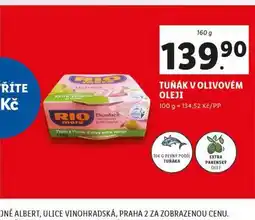 Lidl Tuňák v olivovém oleji nabídka