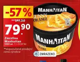 Lidl Manhattan zmrzlina nabídka