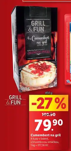 Lidl Camembert na gril nabídka