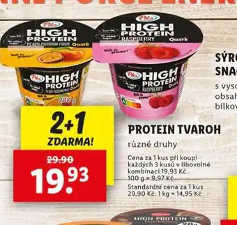 Lidl Protein tvaroh nabídka