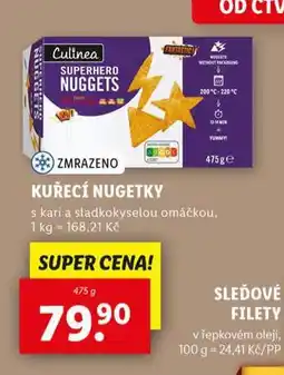Lidl Kuřecí nugetky nabídka