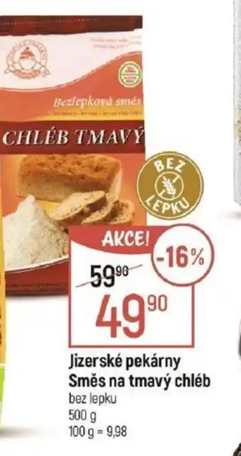 Globus Jizerské pekárny Směs na tmavý chléb nabídka