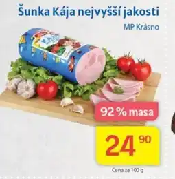 Kubík potraviny Šunka Kája nejvyšší jakosti nabídka