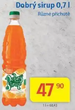 Kubík potraviny Dobrý sirup 0,7L nabídka
