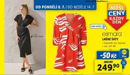 Lidl Lněné šaty nabídka