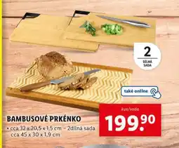 Lidl Bambusové prkénko nabídka