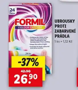 Lidl Formil ubrousky proti zabarvení prádla nabídka