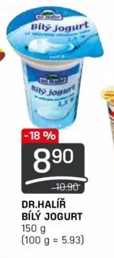 Flop DR.HALÍŘ BÍLÝ JOGURT nabídka