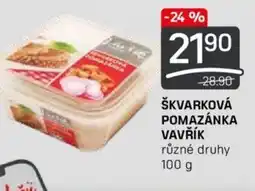 Flop ŠKVARKOVÁ POMAZÁNKA VAVŘÍK nabídka