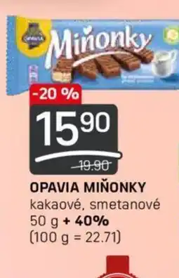 OPAVIA MIŇONKY